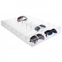 Transparent plexiglass glasses holder