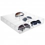 Transparent plexiglass glasses holder