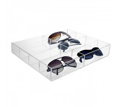 E-323 - Porta occhiali in plexiglass trasparente