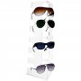 Porte-lunettes en plexiglas transparent
