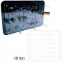 Transparenter Brillenhalter aus Plexiglas, vertikal
