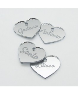 E-759 SEP-A - Segnaposto in plexiglass forme speciali personalizzati – Dimensione lato 4 cm