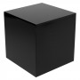 Cube présentoir en acrylique noir