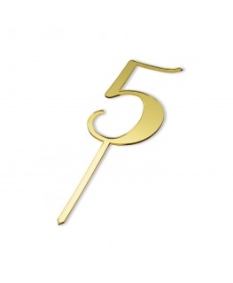 E-792 TOK - Top Cake in plexiglass con numero