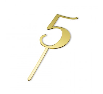 E-792 TOK - Top Cake in plexiglass con numero