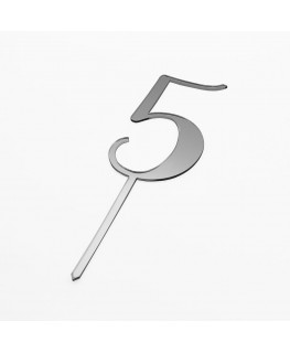 E-792 TOK - Top Cake in plexiglass con numero