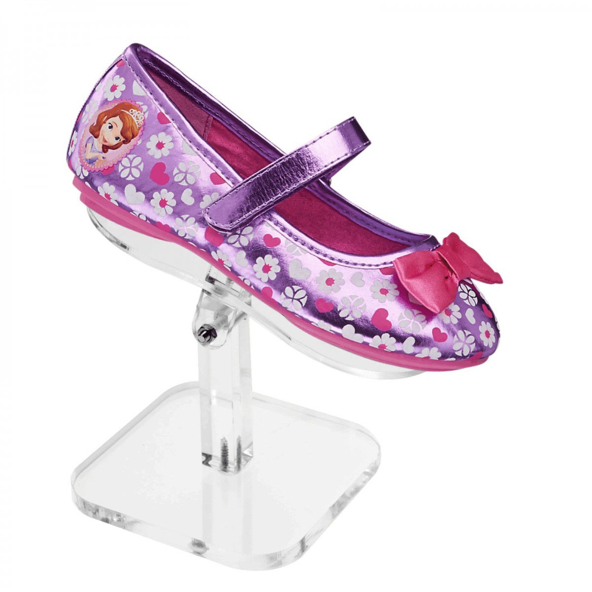 E-149 ALS-A- Espositore porta scarpe in plexiglass trasparente con piano regolabile - Altezza 11 cm