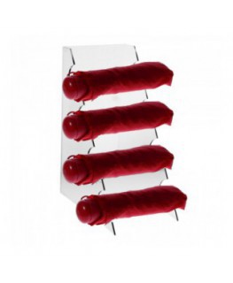 E-153 ESO-C - Portaombrelli in plexiglass trasparente - 4 ripiani