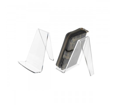 E-154 ESU-A - Espositore universale in plexiglass trasparente - Altezza 9 cm