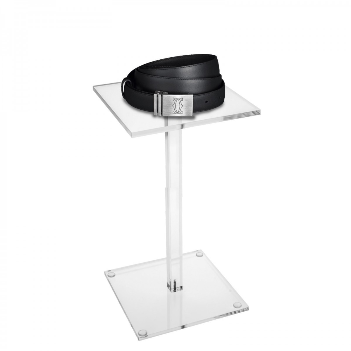E-159 ESU-C - Espositore universale in plexiglass trasparente - Altezza 30 cm