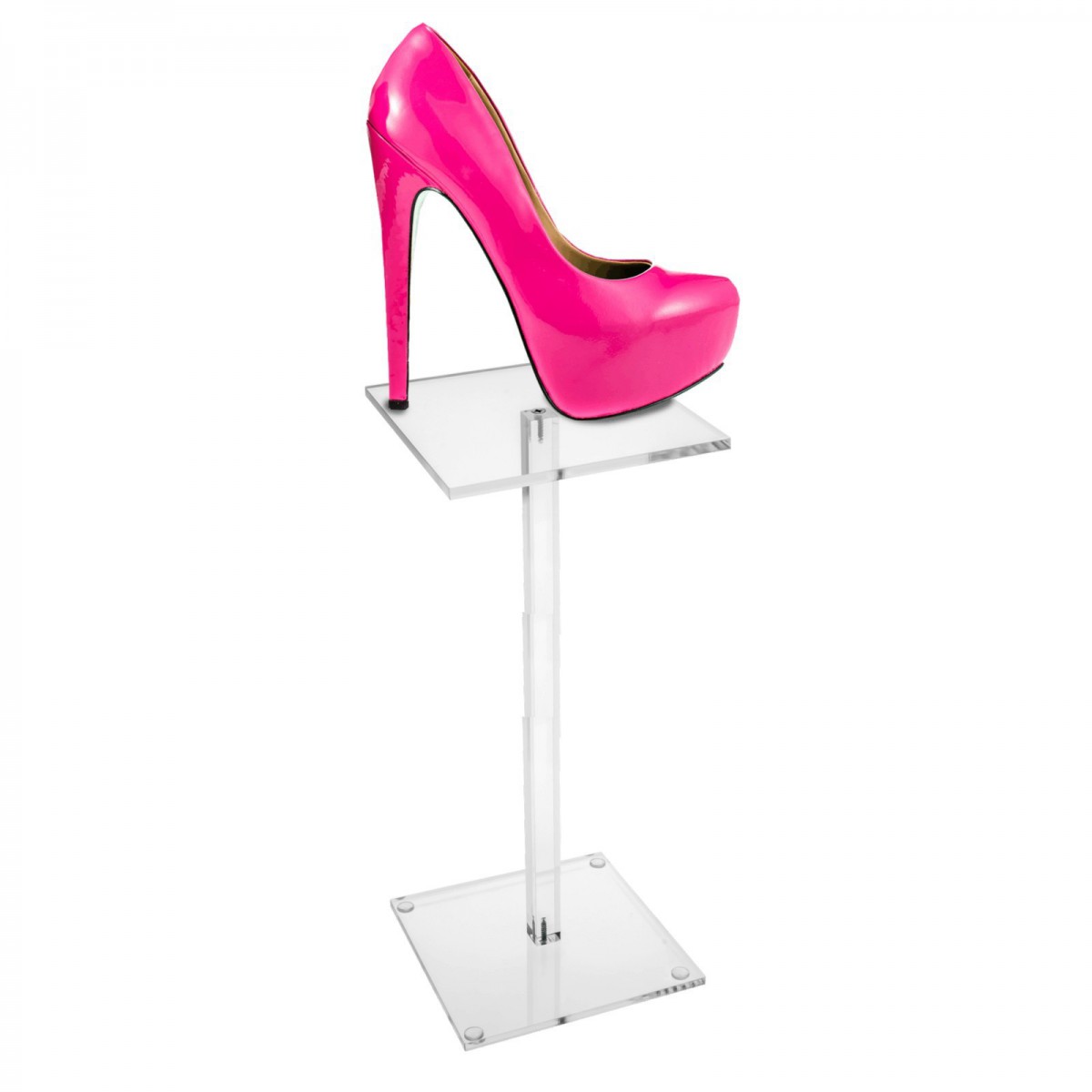 E-159 ESU-D - Espositore universale in plexiglass trasparente - Altezza 40 cm