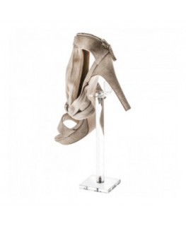 E-161 ALZ-C - Espositore alzatacchi in plexiglass trasparente - Altezza 25 cm