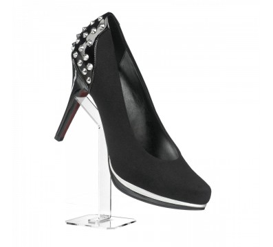 E-170 ALS-B - Porta scarpe in plexiglass trasparente - Altezza 25 cm