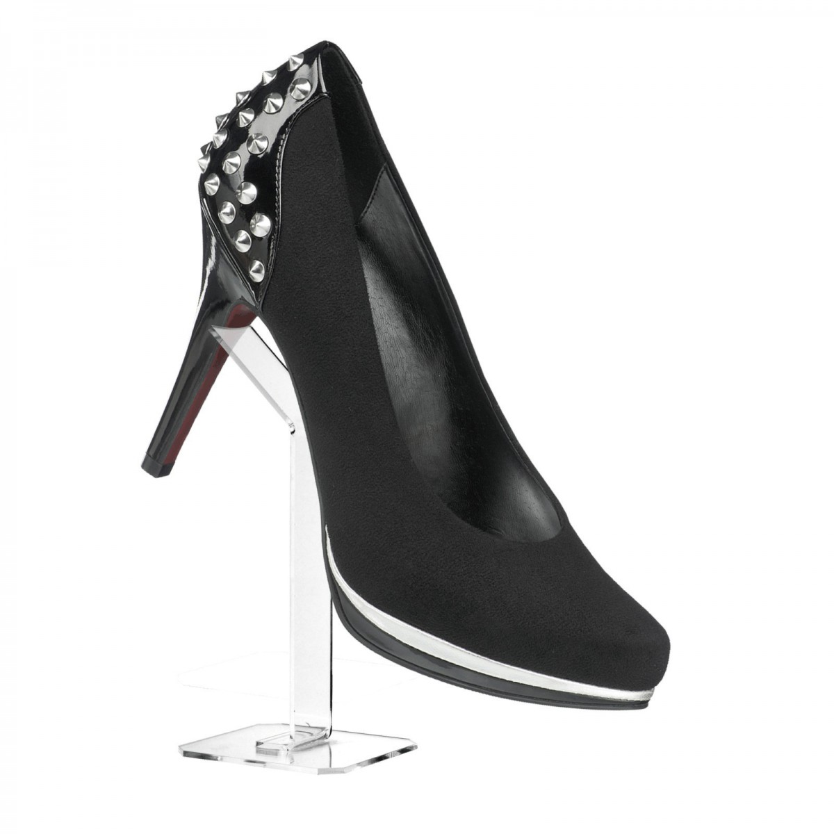 E-170 ALS-B - Porta scarpe in plexiglass trasparente - Altezza 25 cm