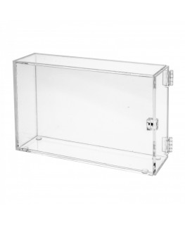 Schaukasten aus Plexiglass, transparent