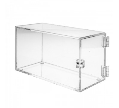 Vitrina en plexiglás transparente