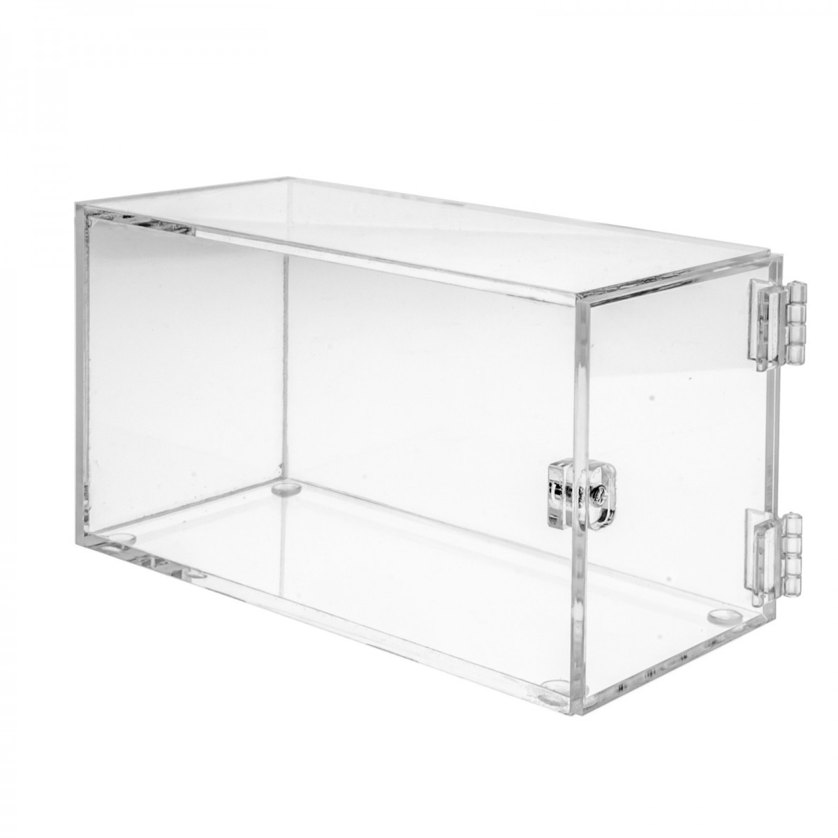 Vitrina en plexiglás transparente