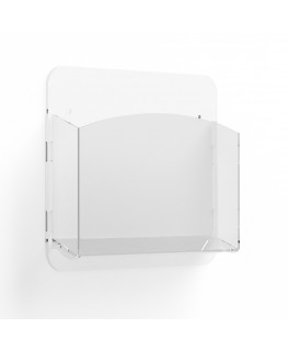 E-1182 EPD-A - Porta depliant da parete a 1 tasca Formato A5 orizzontale