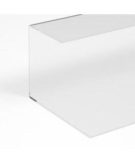 E-1184 PAR-B - Parafiato parasputi in plexiglass trasparente per alimenti - Misure: 60x30x H22 cm