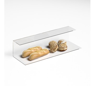 Parafiato In Plexiglass Angolare 100x70 + 50x70 Cm – Lastre Di PMMA Spessore 3 Mm, Alta Trasparenza