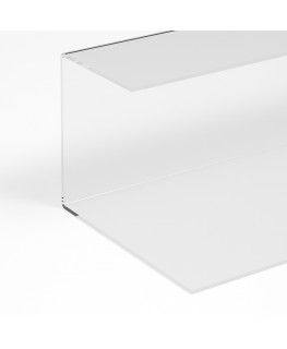 E-1184 PAR-C - Parafiato parasputi in plexiglass trasparente per alimenti - Misure: 90x30x H22 cm