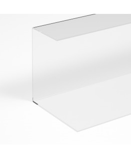 E-1185 PAR-B - Parafiato parasputi in plexiglass trasparente per alimenti - Misure: 60x30x H30 cm