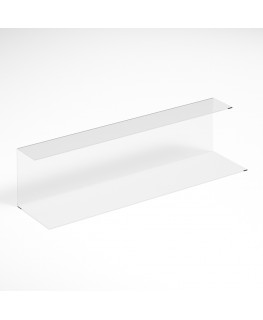 E-1185 PAR-D - Parafiato parasputi in plexiglass trasparente per alimenti - Misure: 120x30x H30 cm