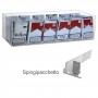 Expositor de mostrador para tabaco de liar dispone de empujadores de paquete (art. E-469 KSP)