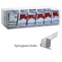 Transparante plexiglas toonbankdisplay voor versnipperd vlees - L 50 x D 30 cm.