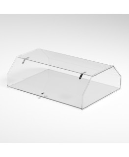 E-1207 VET - Vetrina da banco in plexiglass trasparente - Misure: 60 x 43 x H19 cm