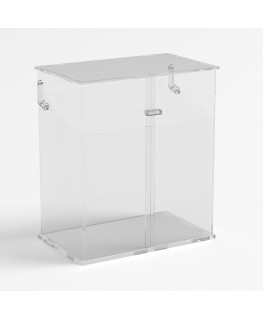 E-1217 PCN - Porta coni porta cialde gelato in plexiglass trasparente - Misure: 32x20x H36 cm