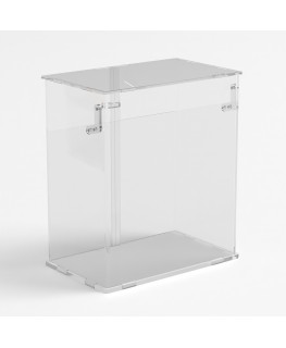 E-1217 PCN - Porta coni porta cialde gelato in plexiglass trasparente - Misure: 32x20x H36 cm