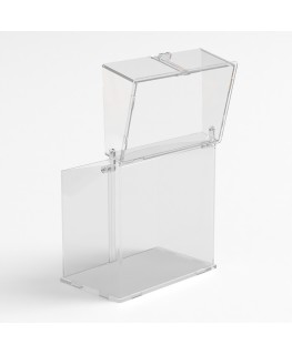 E-1217 PCN - Porta coni porta cialde gelato in plexiglass trasparente - Misure: 32x20x H36 cm