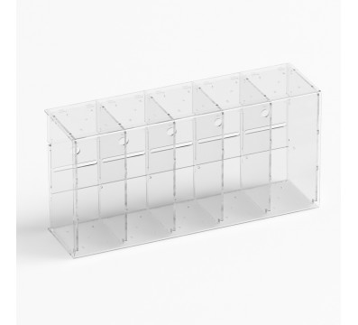 Espositore In Plexiglass Per Gratta E Vinci – Colonna 30x30xH95 Cm, Con Adesivi Inclusi
