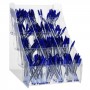 Stifthalter aus transparentem Plexiglas für den Schreibtisch