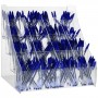 Stifthalter aus transparentem Plexiglas für den Schreibtisch