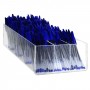Transparent plexiglass desk pen holder