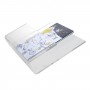 Expositor modular de plexiglás transparente para revistas y periódicos.