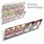 Transparentes Plexiglas-Wanddisplay für Zeitschriften und Zeitungen modular