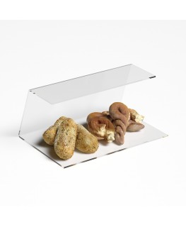 E-133 PAR-A - Parafiato in plexiglass trasparente per alimenti - Larghezza 45 cm