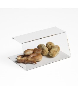 E-133 PAR-A - Parafiato in plexiglass trasparente per alimenti - Larghezza 45 cm
