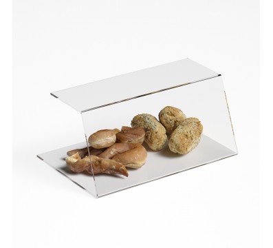 E-133 PAR-A - Parafiato in plexiglass trasparente per alimenti - Larghezza 45 cm