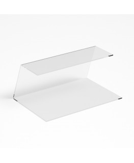E-133 PAR-A - Parafiato in plexiglass trasparente per alimenti - Larghezza 45 cm