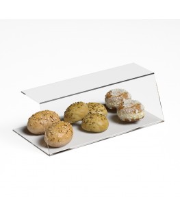 E-133 PAR-B - Parafiato in plexiglass trasparente per alimenti - Larghezza 60 cm