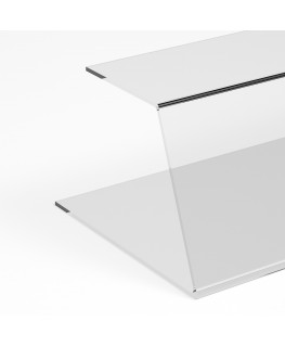 E-133 PAR-C - Parafiato in plexiglass trasparente per alimenti - Larghezza 90 cm