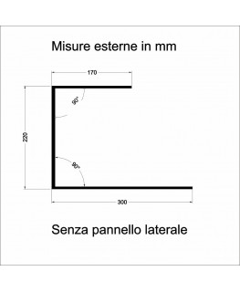 E-1184 PAR-A - Parafiato parasputi in plexiglass trasparente per alimenti - Misure: 45x30x H22 cm