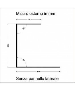 E-1185 PAR-A - Parafiato parasputi in plexiglass trasparente per alimenti - Misure: 45x30x H30 cm