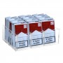 Clear plexiglass counter display for bags of shredded meat or sweets