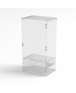 E-192 PCN - Porta coni gelato in plexiglass trasparente a 12 fori