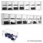 Transparante plexiglas schroef displaystandaard